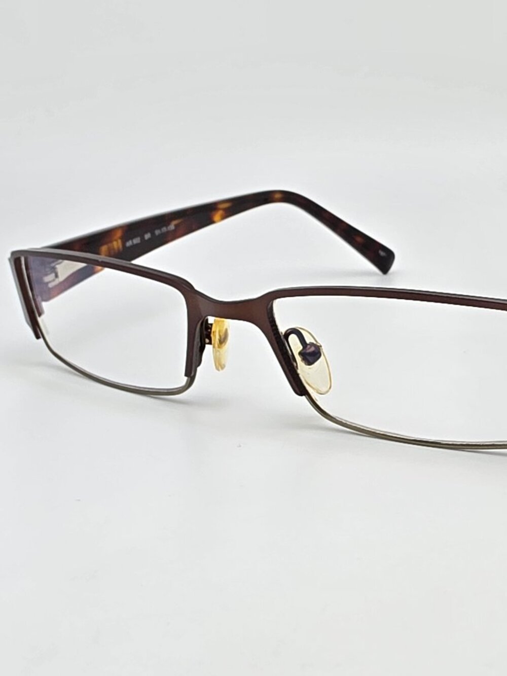 Alberto Romani AR902 Brown Rectangular Eyeglasses Frame w/ Flexhinge 51-17-135